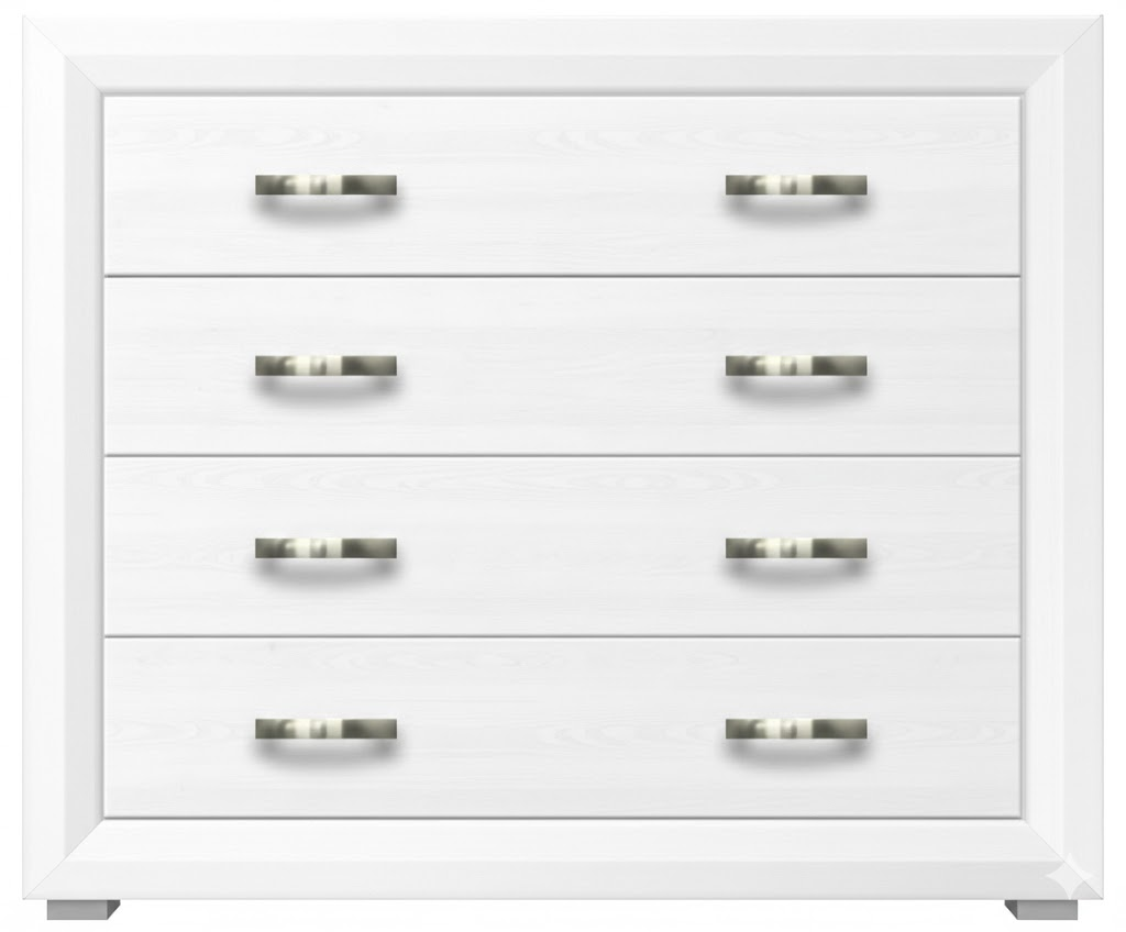 Комод Гербор Маркус KOM4S/11 Джанни 106.5x38x91см белый купить,NaN