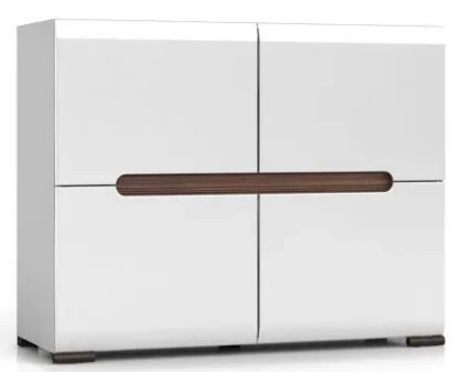 Комод Гербор Ацтека 008 REG4D/8/11 магия 105x41x84см белый купить,NaN