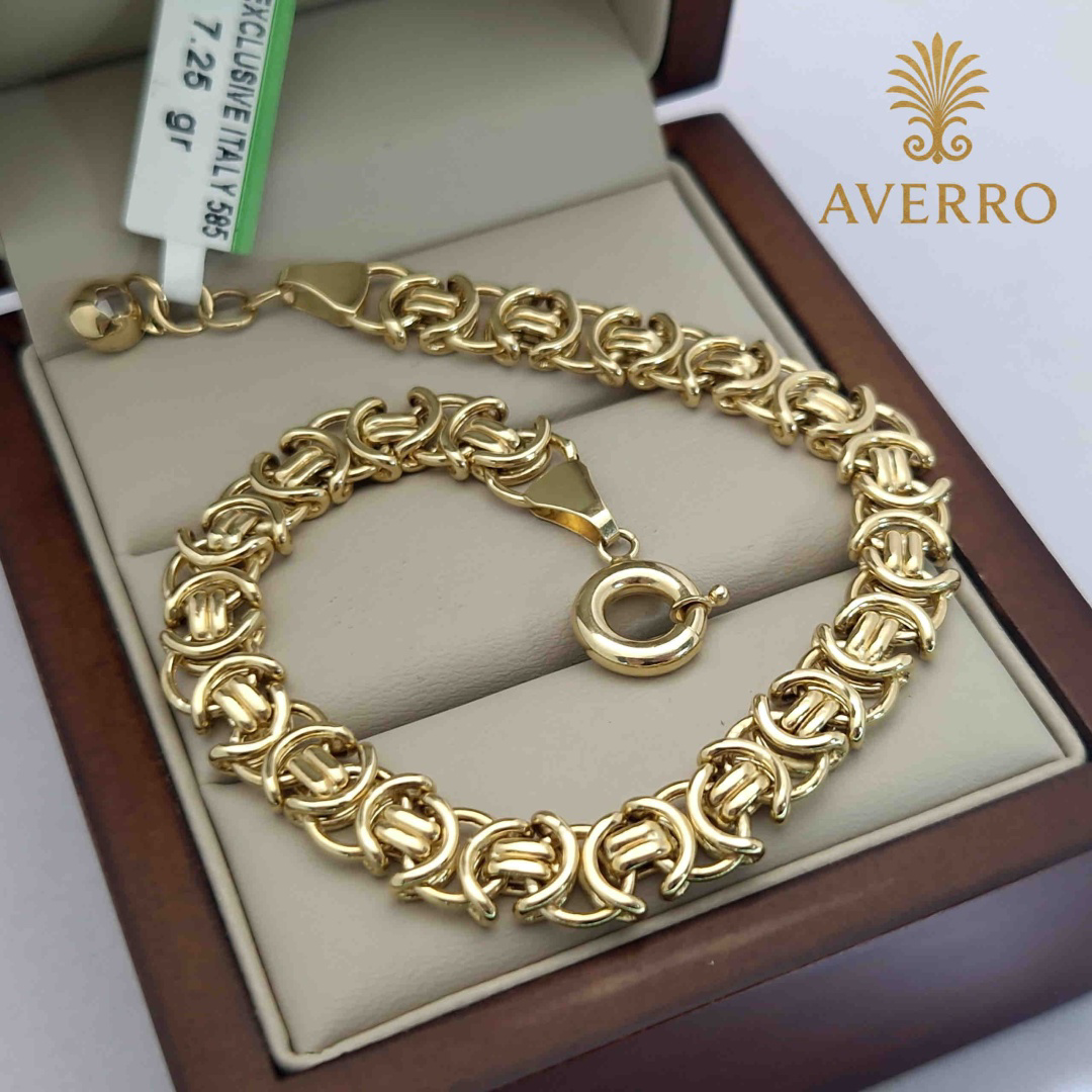 Браслет Averro Avt271220258 золото 7.25гр 19см - ForteMarket Браслет Averro Avt271220258 золото 7.25гр 19см купить,132200