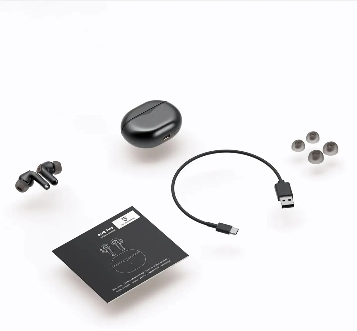 Наушники Soundpeats Air 4 Pro Black купить,NaN