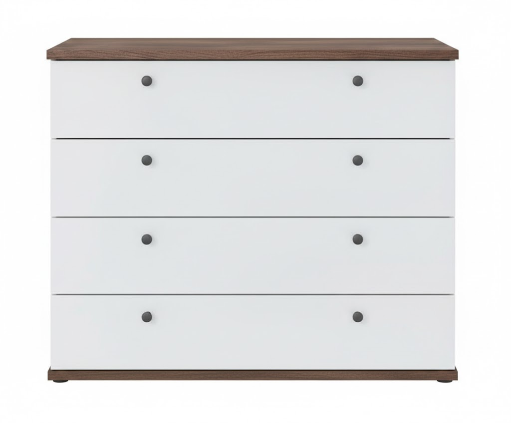 Комод Гербор Тина 103x43.50x87см белый купить,NaN