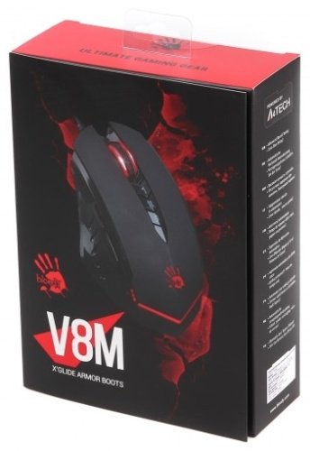 Мышь A4Tech Bloody V8M черный купить,0