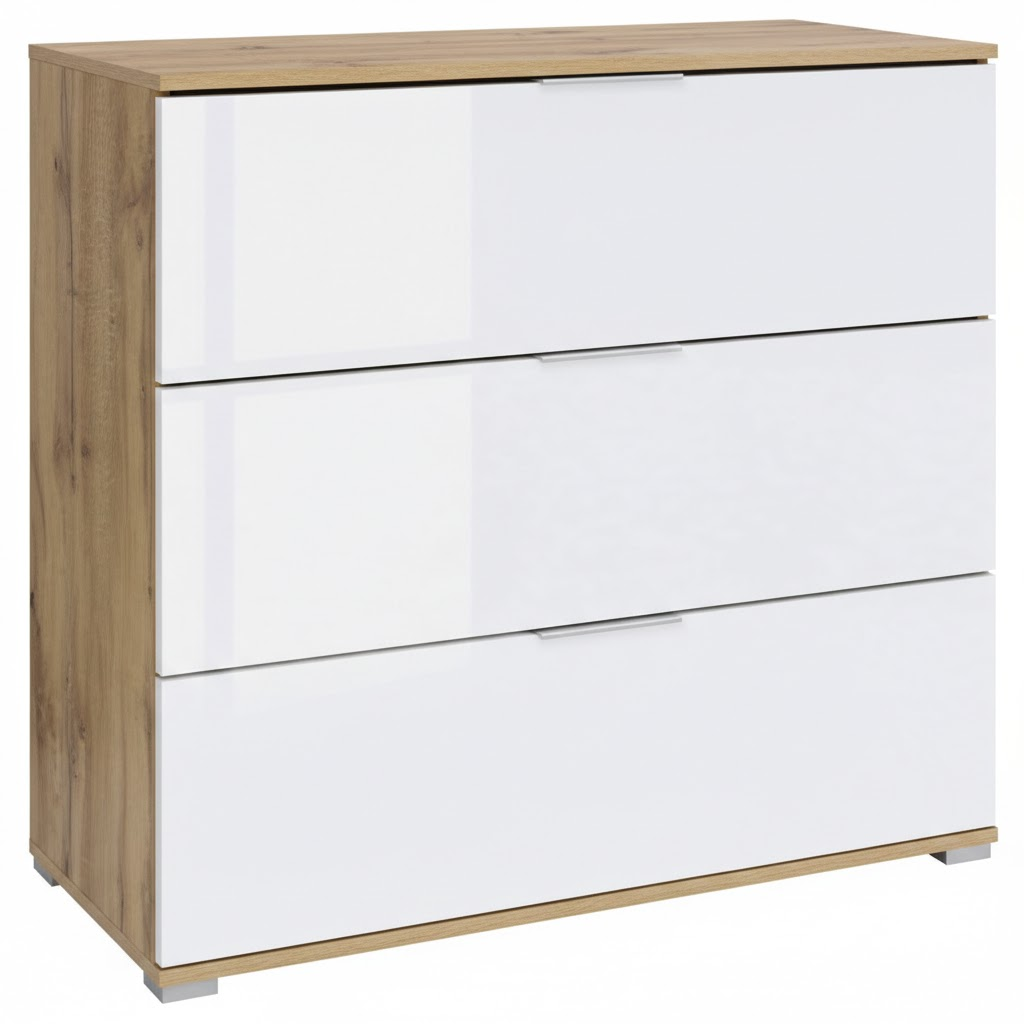 Комод Гербор Злата KOM3S 95x41x86см белый купить,NaN