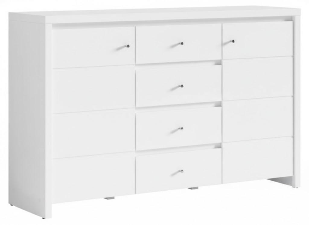 Комод Гербор Кристина jm 012 KOM 2D4S (B) белый купить,NaN