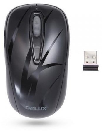Мышь Delux DLM-107OGB черный
