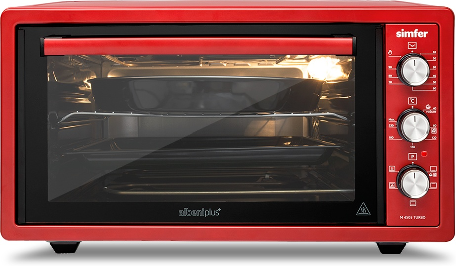 Мини-печь Simfer M4505 красная
