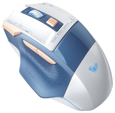 Мышь AULA Wind SC550 Blue/White белый