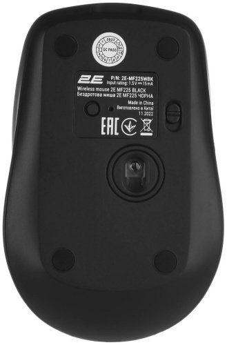 Мышь 2E MF225 Silent WL BT 2E-MF225WBK Black купить,0