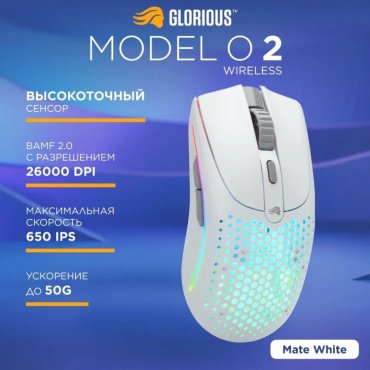 Мышь GLORIOUS Model O 2 Wireless белый купить,0