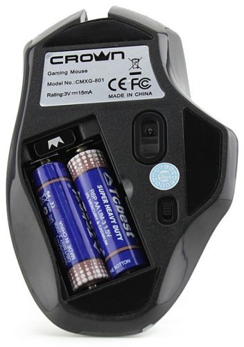 Мышь CROWN CMXG-801 черный купить,0