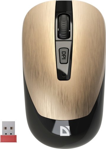 Мышь Defender Wave MM-995 52994 золотистый купить,0