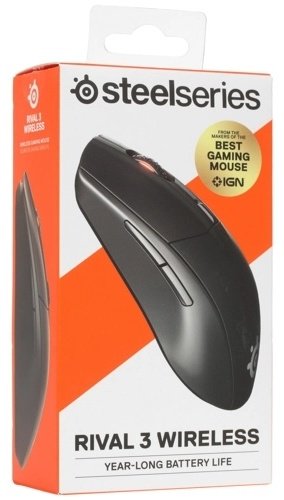Мышь SteelSeries Rival 3 Wireless черный купить,0