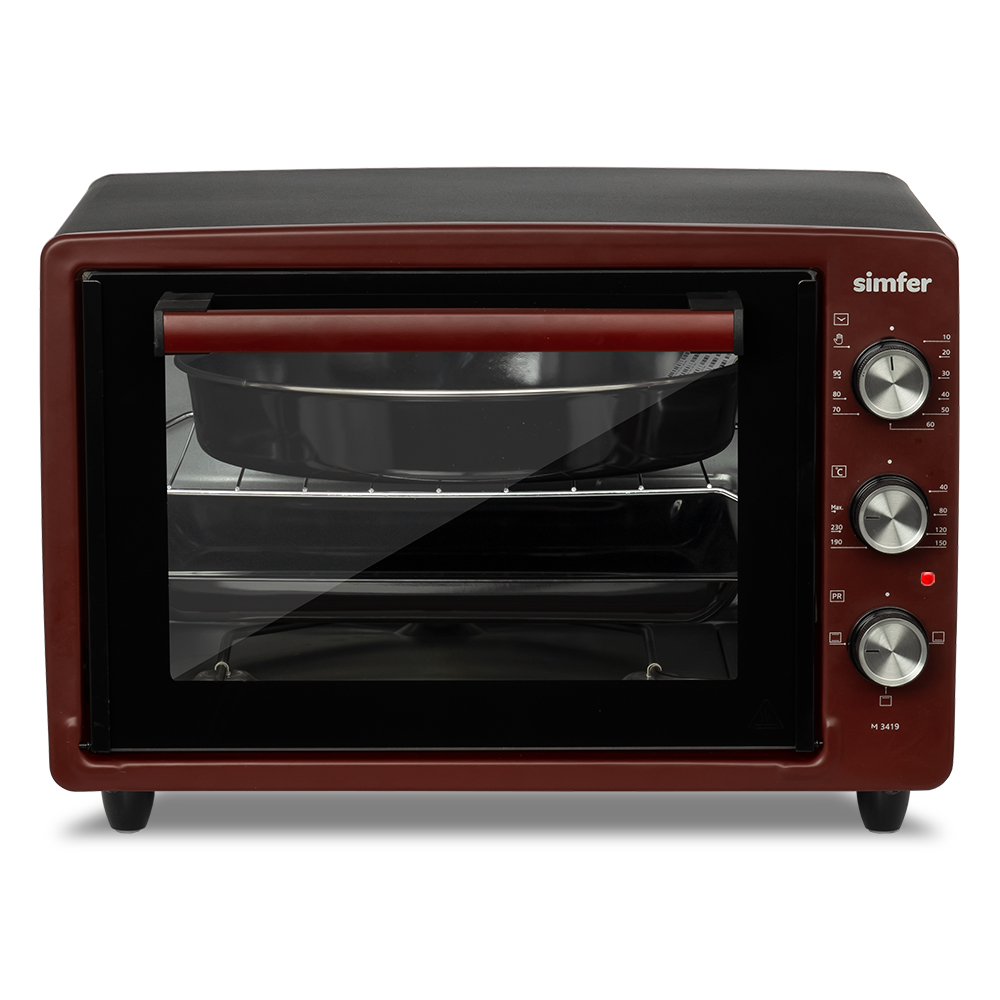 Мини-печь Simfer M3419 красная купить,NaN