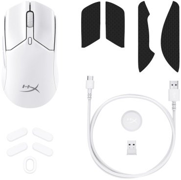 Мышь HyperX Pulsefire Haste 2 Mini White, 7D389AA белый - ForteMarket Мышь HyperX Pulsefire Haste 2 Mini White, 7D389AA белый купить,0