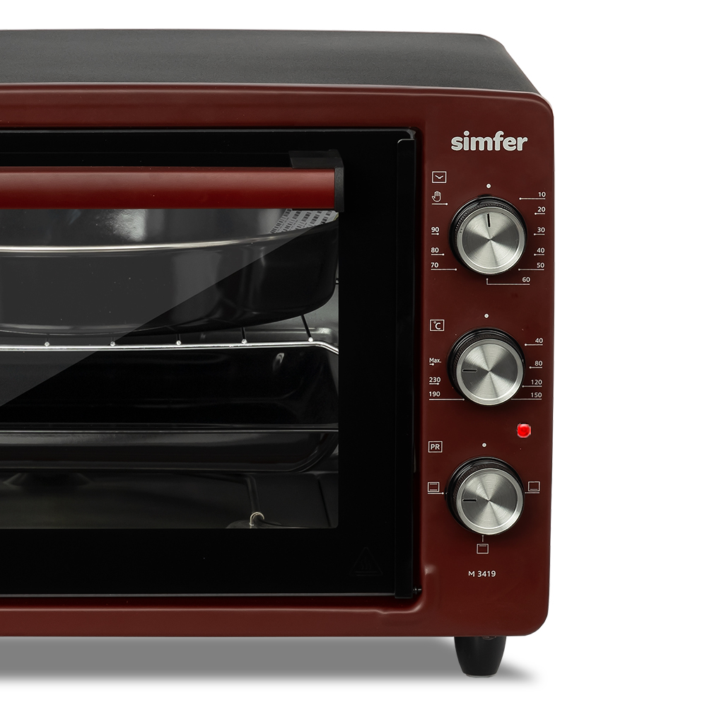Мини-печь Simfer M3419 красная купить,NaN