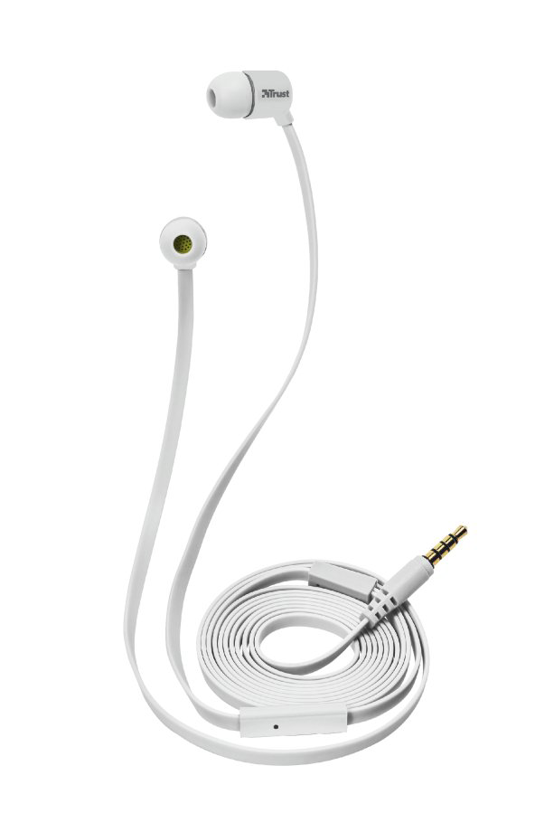 Наушники Trust Duga In-Ear белые купить,NaN