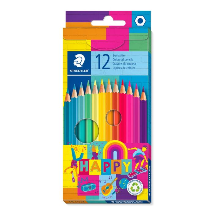 Карандаши цветные Staedtler Happy 12 шт 146-C12-HA купить,NaN