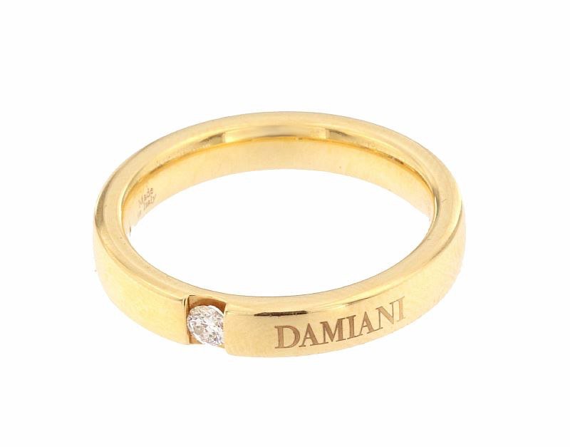 Кольцо Damiani 1660 *д 17,20р 6,5гр 0,07ct. купить,NaN