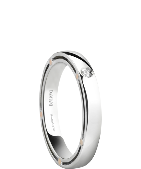Кольцо Damiani 10093/342 д 19р 4,6гр 0,01ct. купить,NaN