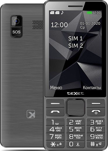 Мобильный телефон TeXet TM-D324 Grey купить,NaN