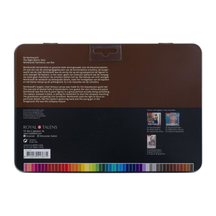 Карандаши цветные Bruynzeel Rucs Museum 50 шт 2.9 мм 63012050 - ForteMarket Карандаши цветные Bruynzeel Rucs Museum 50 шт 2.9 мм 63012050 купить,0