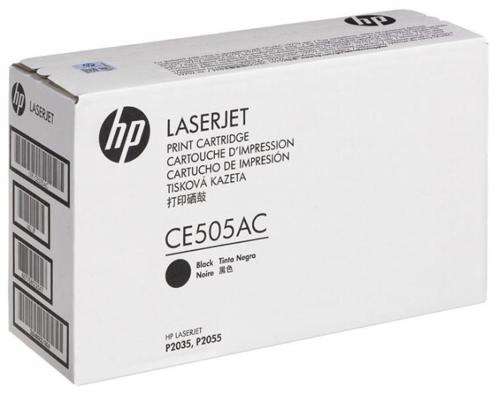Картридж HP CE505AC чёрный