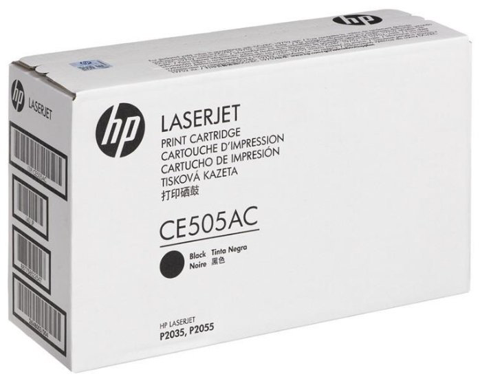 Картридж HP CE505AC чёрный