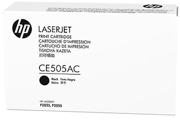 Картридж HP CE505AC чёрный