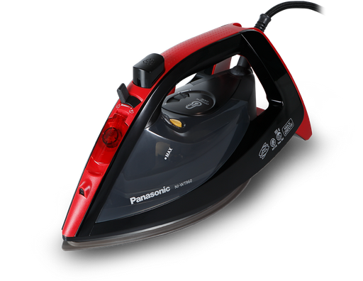 Утюг Panasonic NI-WT960RTW черно-красный