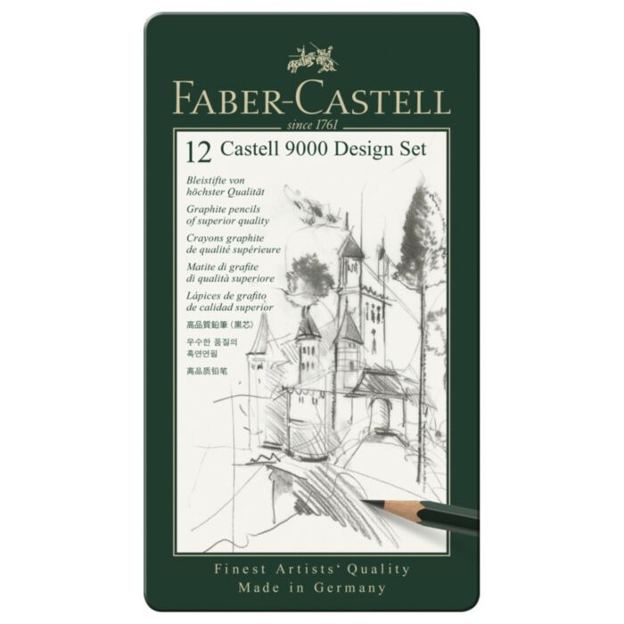 Карандаши художественные чернографитные Faber-Castell 12 шт 3.8 мм 5В-5Н 119064 купить,NaN