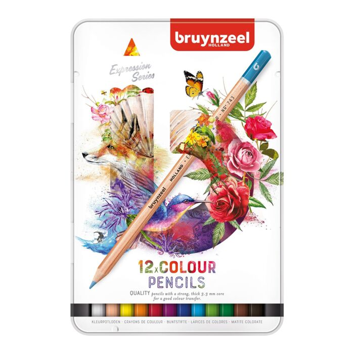Карандаши цветные Bruynzeel 12 шт 3.3 мм 60312012