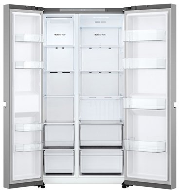 Холодильник LG GC-B257KMHW серебристый