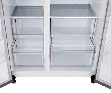 Холодильник LG GC-B257KMHW серебристый купить,721776