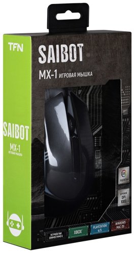 Мышь TFN Saibot MX-1 черный - ForteMarket Мышь TFN Saibot MX-1 черный купить,0