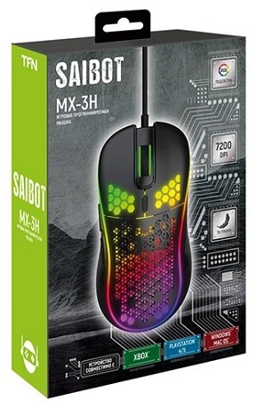 Мышь TFN Saibot MX-3H черный купить,0
