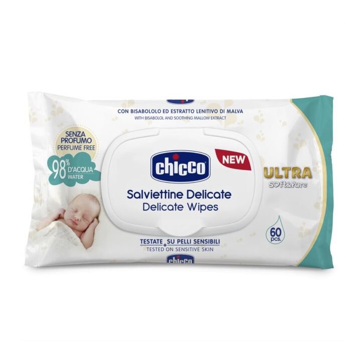 Салфетки влажные  Chicco  00009163600000 60шт купить,NaN
