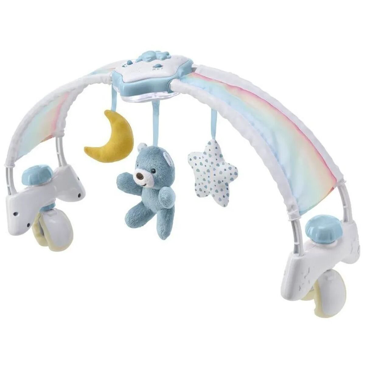 Развивающая игрушка Chicco дуга Радужное небо 0мес+ голубая купить,NaN
