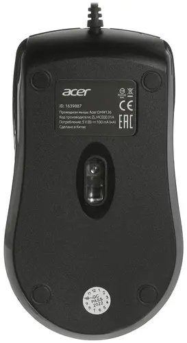 Мышь Acer OMW136 Black - ForteMarket Мышь Acer OMW136 Black купить,0