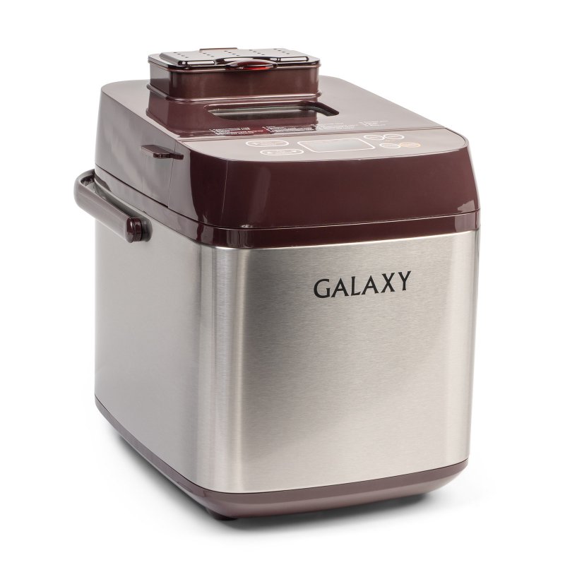 Хлебопечь Galaxy GL 2700 серебристо-коричневая