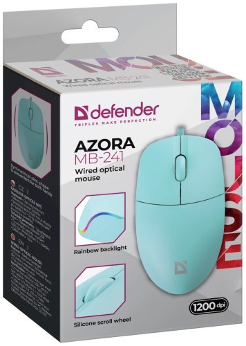 Мышь Defender Azora MB-241 52243 Blue купить,0