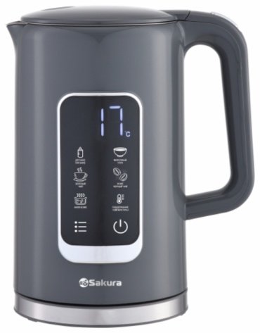 Электрочайник SAKURA SA-2179DG Premium серый