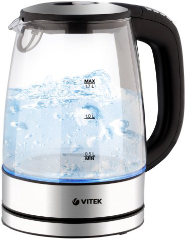 Электрочайник Vitek VT-8828 серый купить,NaN