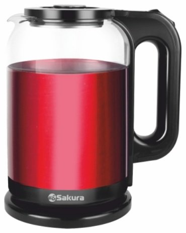 Электрочайник SAKURA SA-2742R черный, красный