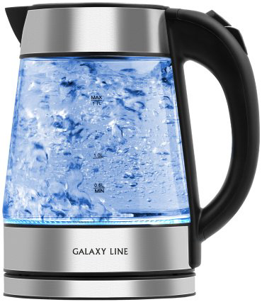 Электрочайник GALAXY LINE GL 0561 черный, серебристый - ForteMarket Электрочайник GALAXY LINE GL 0561 черный, серебристый купить,16710