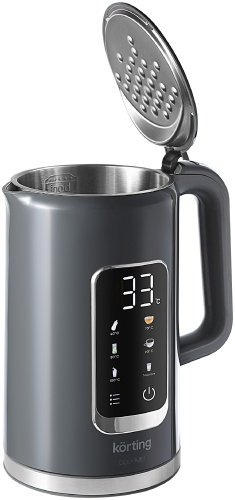 Электрочайник Korting KWK 0906 Gourmet серый купить,NaN