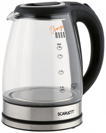 Электрочайник Scarlett SC-EK27G36 черный