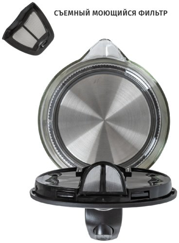Электрочайник Pioneer KE803G черный, серебристый купить,NaN