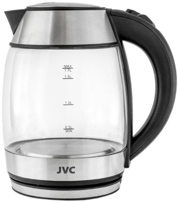 Электрочайник JVC JK-KE1707 черный, серебристый