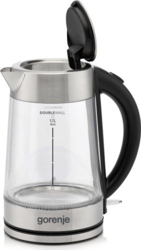 Электрочайник Gorenje K17GDWII серебристый купить,NaN