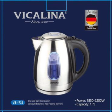 Электрочайник Vicalina VE-1732 черный
